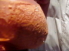 ice cube play on my nipple in orange lace bra