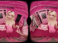 VR Conk Sexy Blonde Teen Ivy Wolfe Is Your Fuck Doll In Barbie An XXX Parody VR Porn