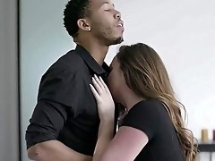 Black lover shows her premium sensations by fucking her like a bull