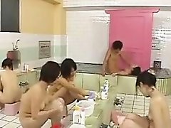 Asian Tit Fuck At The Sauna
