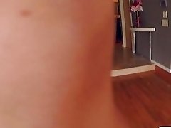 Pretty Lola gets her pussy filled POV
