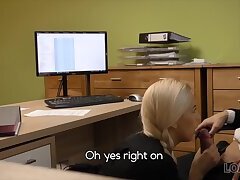 Talented Realtor Karol Has To Fuck Manager For A Credit