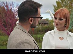 Lorenzo Viota, Francis X and Dolly Dyson Pound Holes in Hardcore Double Penetration Threesome at Roc