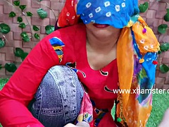 Desi Bengali couple have outdoor sex in the park - clear audio