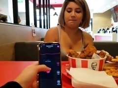 Cute Real Girl Public Lush Control Gets Fucked