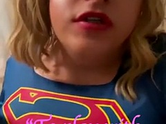 Shameless Sissy Supergirl Jerks Off on Snapchat