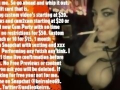 Smoking Fetish Goth Cock Sucker Keirraleo69 @SnapChat to play cam2cam