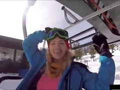 unknown ski babe