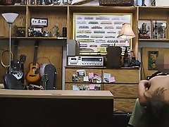 Big Titty Layla London Playing With Cigar In A Pawn Shop