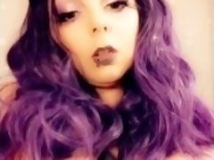 Horny Slut Plays With Tits on Snapchat