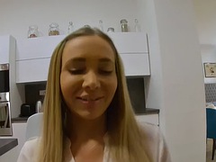HUNT4K. Needs money on a fucked broker to let the client fuck his blonde girlfriend